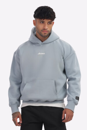 boxed hoodie - Faded Horizon Blue